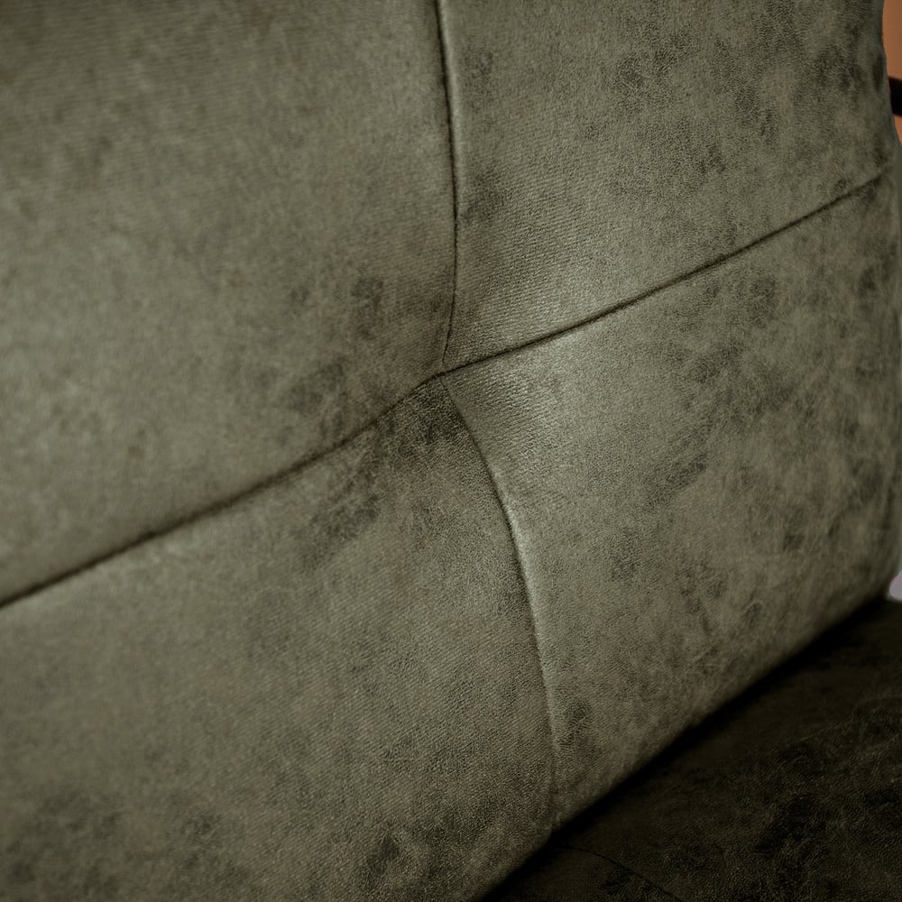 Sessel Hailey Ökoleder Dimehouse Grün LxBxH 66x64x37 Öko-Leder Atmosphäre Foto anders