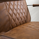 Sessel Peter Dimehouse Cognac LxBxH 68x62x45 Kunstleder Atmosphärenfoto anders