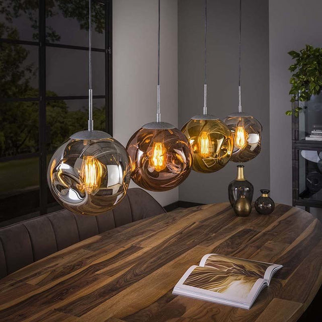 Hängelampe Ada DH Interior Silber LxBxH 125x45x30 Silber Ambientefoto schräge Vorderansicht