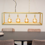 Hängelampe Aiden Dimehouse Gold LxBxH 105x41x36 Metall Atmosphäre Foto Vorderansicht