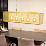 Duncan-Hängelampe Dimehouse Gold LxBxH 125x41x36 Metall Stimmungsvolles Foto diagonal von vorne