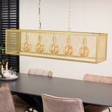 Duncan-Hängelampe Dimehouse Gold LxBxH 125x41x36 Metall Stimmungsvolles Foto diagonal von vorne