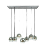 Hängelampe Juliette DH Interior Silber LxBxH 116x48x33 Silber Weiß Foto Vorderansicht