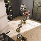 Hängelampe Ada DH Interior Silber LxBxH 71x60x57 Silber Ambientefoto schräge Vorderansicht