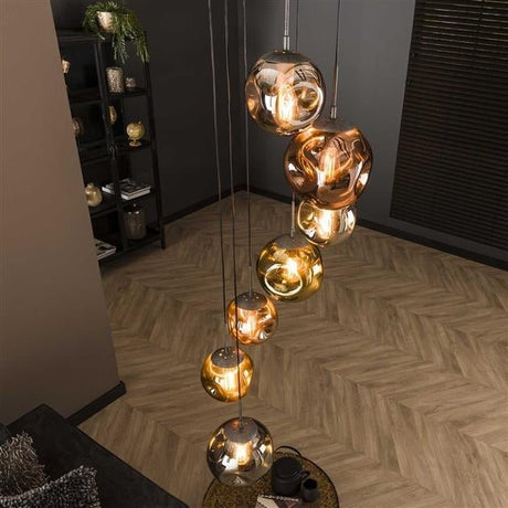 Hängelampe Ada DH Interior Silber LxBxH 71x60x57 Silber Ambientefoto schräge Vorderansicht