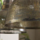 Hängelampe Luisa DH Interior Bronze LxBxH 79x42x37 Bronze Stimmungsvoller Fotoausschnitt