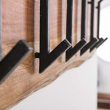 Garderobe Levi DH Interior Akazie LxBxH 105x38x15 Akazienholz Stimmungsvolles Fotodetail
