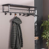 Garderobe Yme DH Interior Akazie LxBxH 103x37x30 Akazienholz Stimmungsvolles Foto diagonale Vorderansicht
