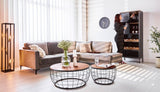 Couchtisch Mace Dimehouse Braun LxBxH 80x80x42 Mangoholz Stimmungsvolles Situationsfoto