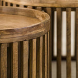 Couchtisch Tory DH Interior Mango LxBxH 70x70x45 Mangoholz Stimmungsvolles Foto anders