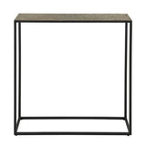 Schminktisch Lizzy DH Interior Bronze LxBxH 82x80x30 Bronze Weiß Foto Vorderansicht