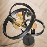 Stehlampe Otan DH Interior Anthrazit LxBxH 57x38x26 Metall Atmosphärisches Fotodetail