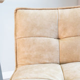 Barhocker Jelle Dimehouse Champagner LxBxH 63x56x49 Mikrofaser Stimmungsvolles Fotodetail