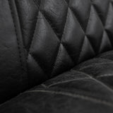 Sessel Peter Dimehouse Schwarz LxBxH 68x63x45 Kunstleder Stimmungsvolles Fotodetail