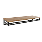 Garderobenständer Henry DH Interior Akazie LxBxH 106x42x22 Akazienholz Weiß Foto diagonale Vorderansicht