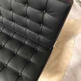 Sessel Expo Dimehouse Schwarz LxBxH 80x78x78 Rindsleder Stimmungsvolles Fotodetail
