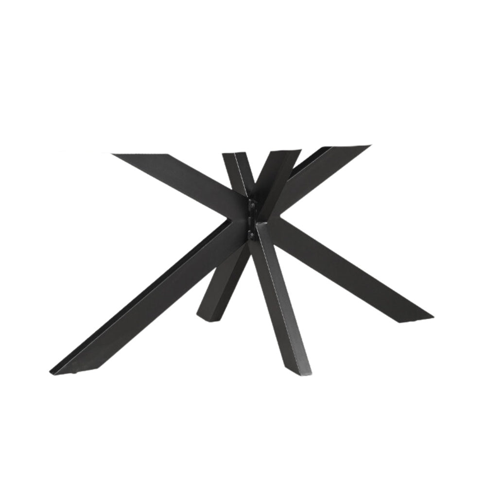 Rahmen Matrix S schwarz Dimehouse LxBxH 75x70x20 Metall Weißes Foto, diagonale Vorderansicht