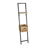 Nachttisch Vanessa DH Interieur Akazie LxBxH 140x30x25 Akazienholz Weiß Foto Vorderansicht
