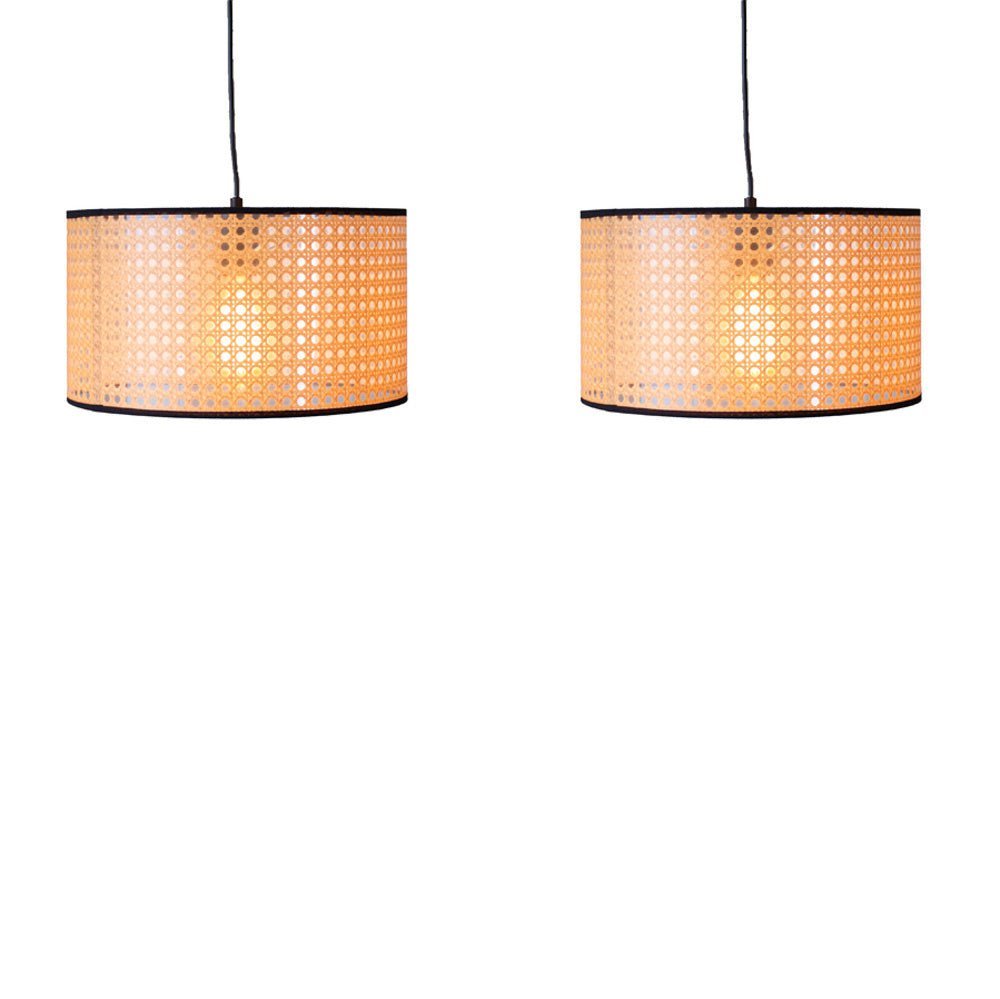 Airen-Hängelampe Dimehouse Gold LxBxH 70x34x25 Kunststoff Weiß Foto Vorderansicht