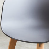 Esszimmerstuhl Herning Dimehouse Grau LxBxH 68x60x51 Kunststoff Atmosphärisches Fotodetail