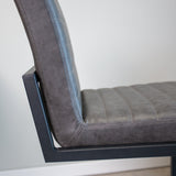 Barhocker Kuba Dimehouse Anthrazit LxBxH 93x58x53 Kunstleder Atmosphärenfoto anders
