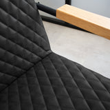 Sessel Lars Dimehouse Schwarz LxBxH 68x64x39 Kunstleder Stimmungsvolles Fotodetail