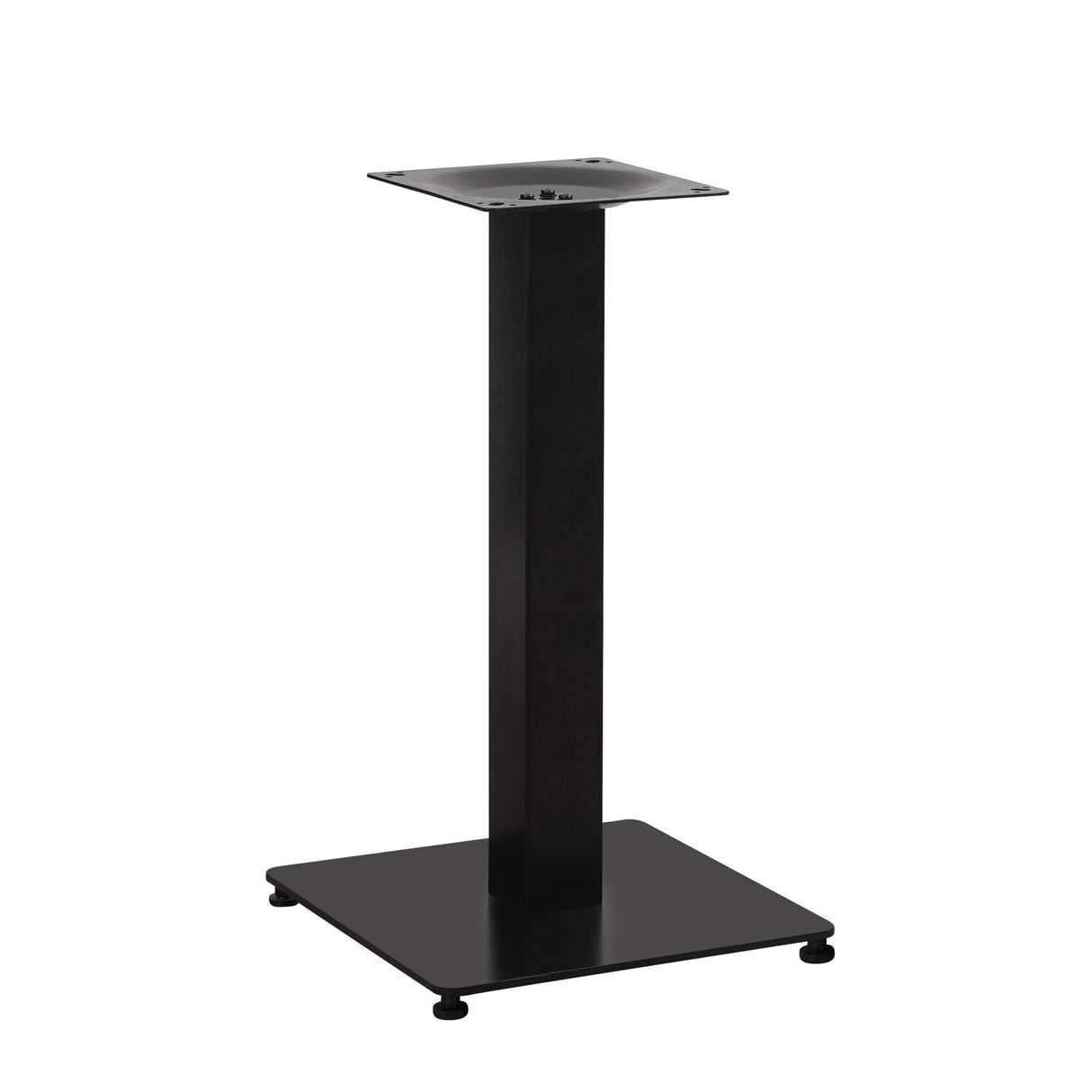 Rahmen Bistro 40 cm Dimehouse Schwarz LxBxH 66x9x9 Metall Weißes Foto, diagonale Vorderansicht